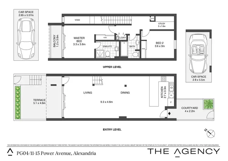 Floorplan of Homely townhouse listing, PG04/11-15 Power Avenue, Alexandria NSW 2015