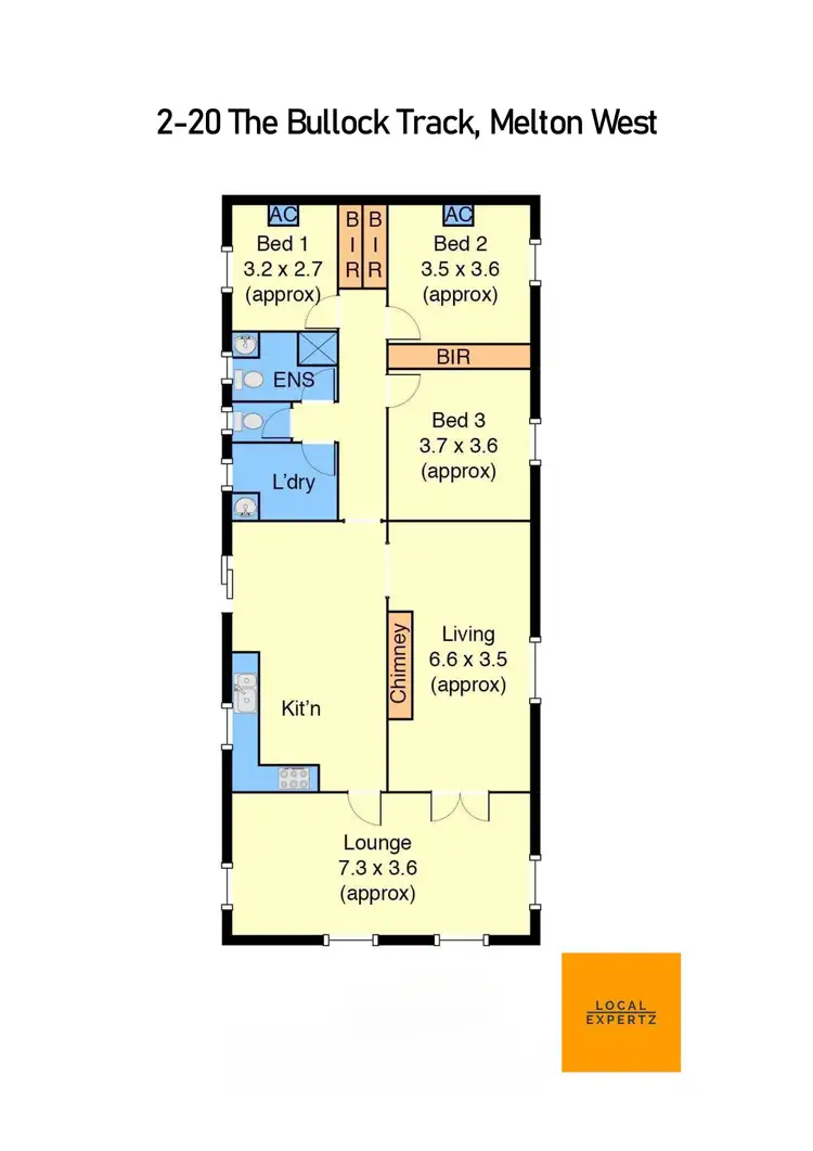 Floorplan of Homely rural property listing, 2-20 The Bullock Track, Melton West VIC 3337