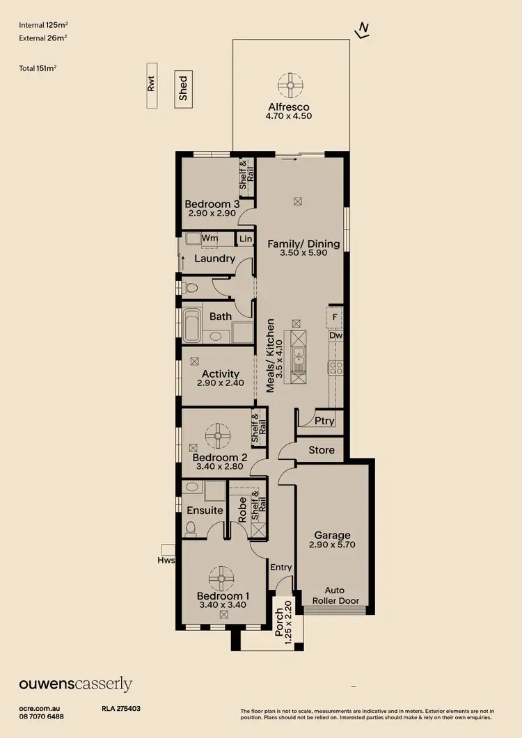 Floorplan of Homely house listing, 11A Tara Street, O'sullivan Beach SA 5166