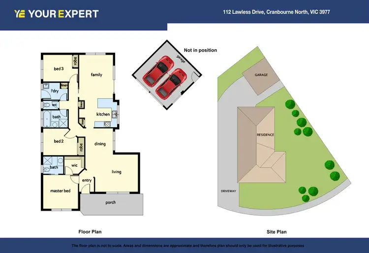 Floorplan of Homely house listing, 112 Lawless Drive, Cranbourne North VIC 3977