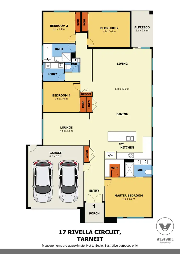 Floorplan of Homely house listing, 17 Rivella Circuit, Tarneit VIC 3029