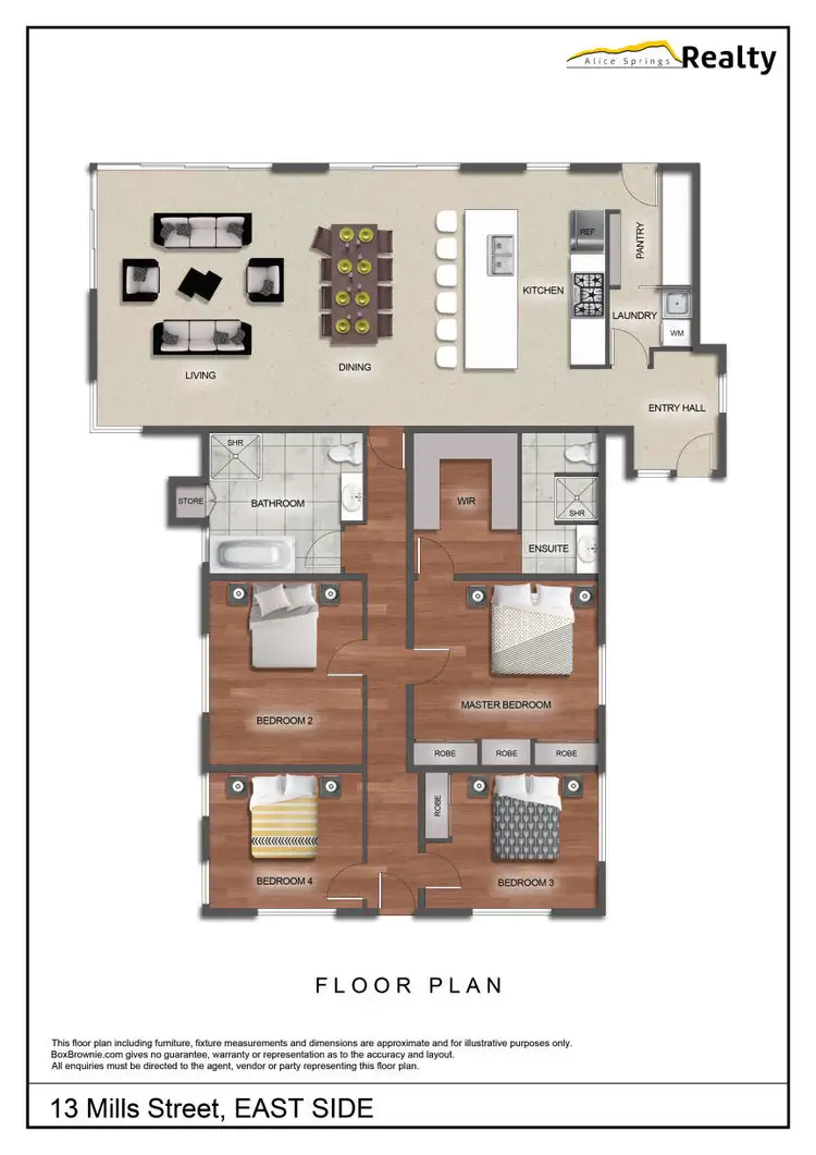 Floorplan of Homely house listing, 13 Mills Street, East Side NT 870