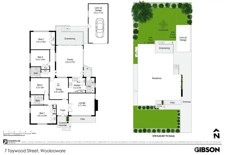 Floorplan of Homely house listing, 7 Taywood Street, Woolooware NSW 2230