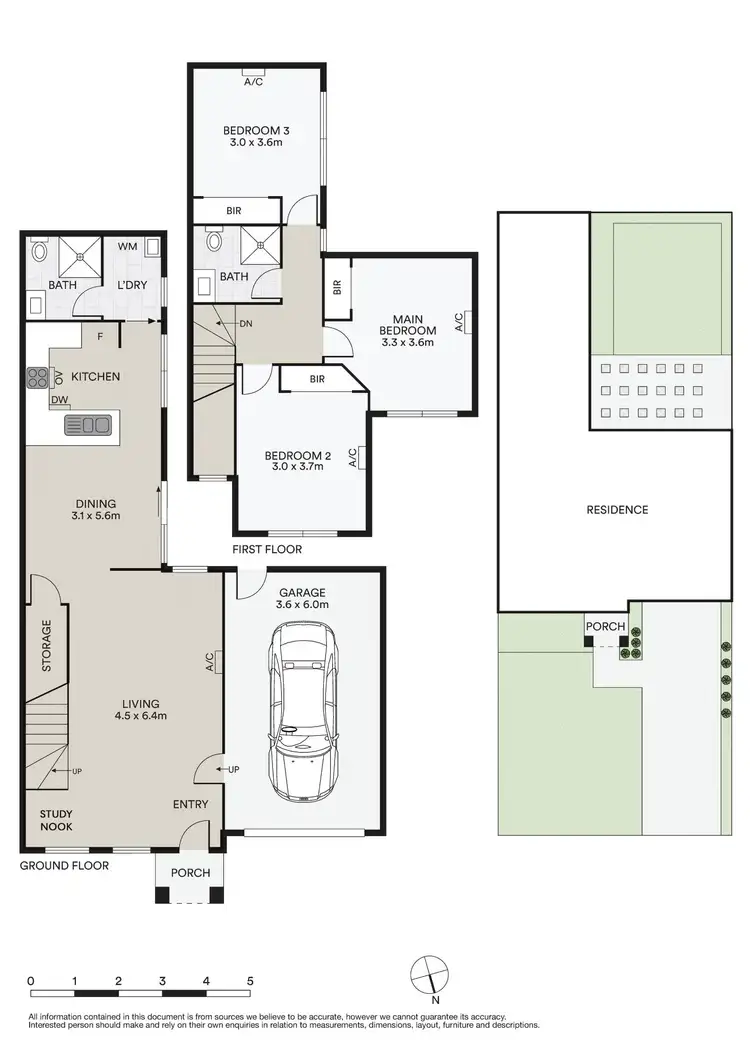 Floorplan of Homely townhouse listing, 4A Florence Avenue, Clayton VIC 3168
