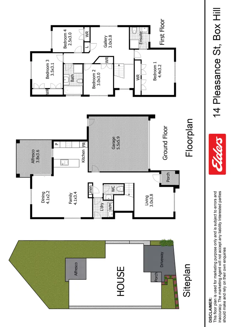 Floorplan of Homely house listing, 14 Pleasance Street, Box Hill NSW 2765