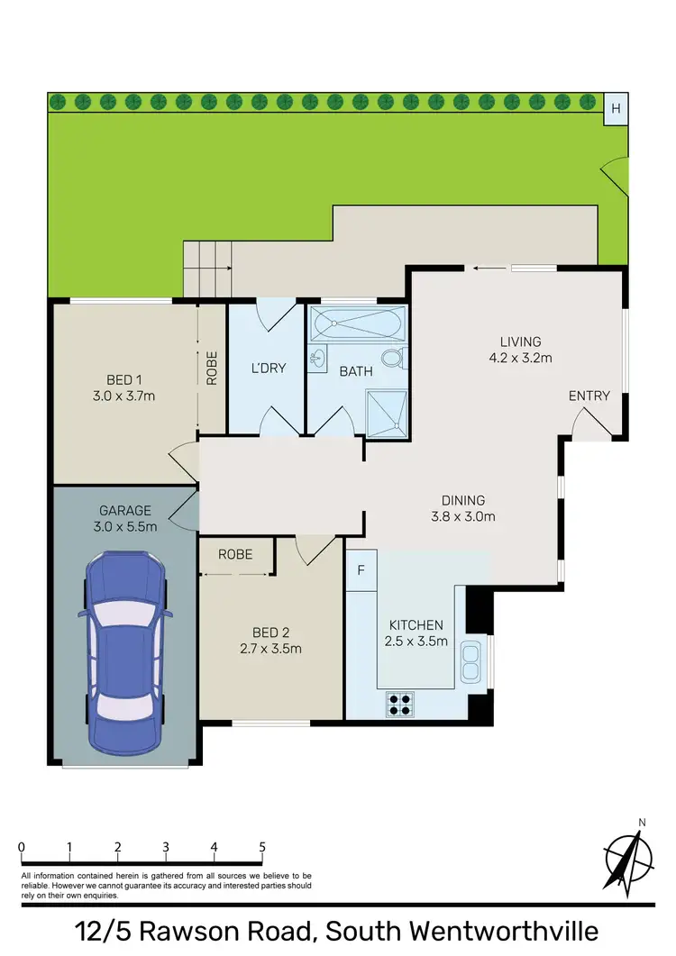 Floorplan of Homely house listing, 12/5 Rawson Road, South Wentworthville NSW 2145