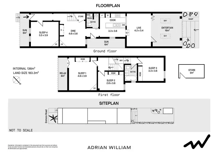 Floorplan of Homely house listing, 345 Enmore Road, Marrickville NSW 2204