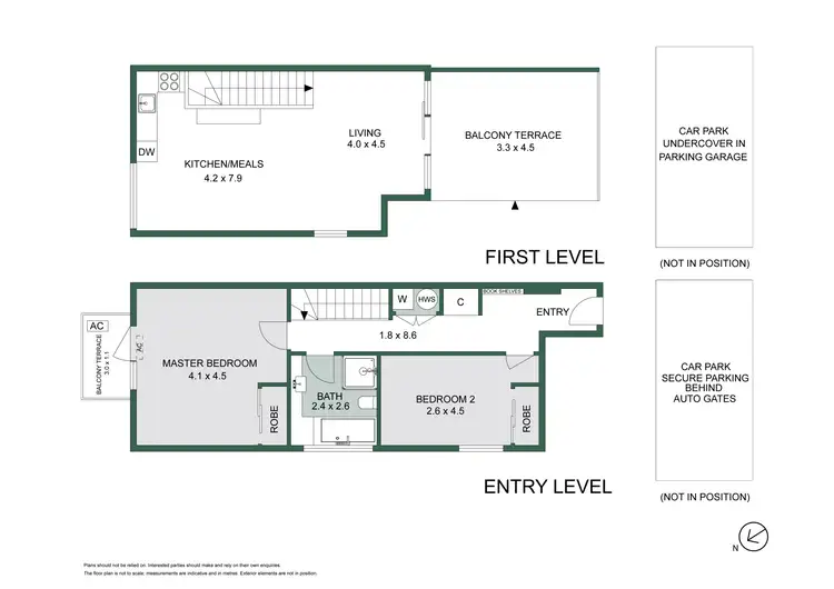 Floorplan of Homely apartment listing, 6/2-10 Teague Avenue, Mentone VIC 3194