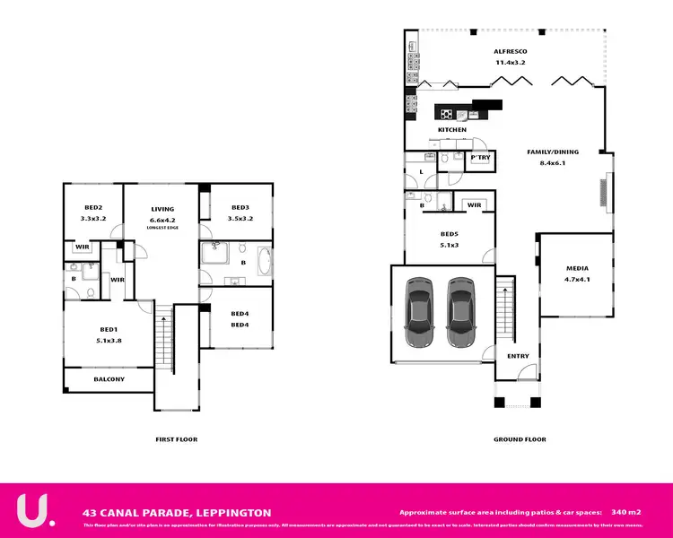 Floorplan of Homely house listing, 43 Canal Parade, Leppington NSW 2179