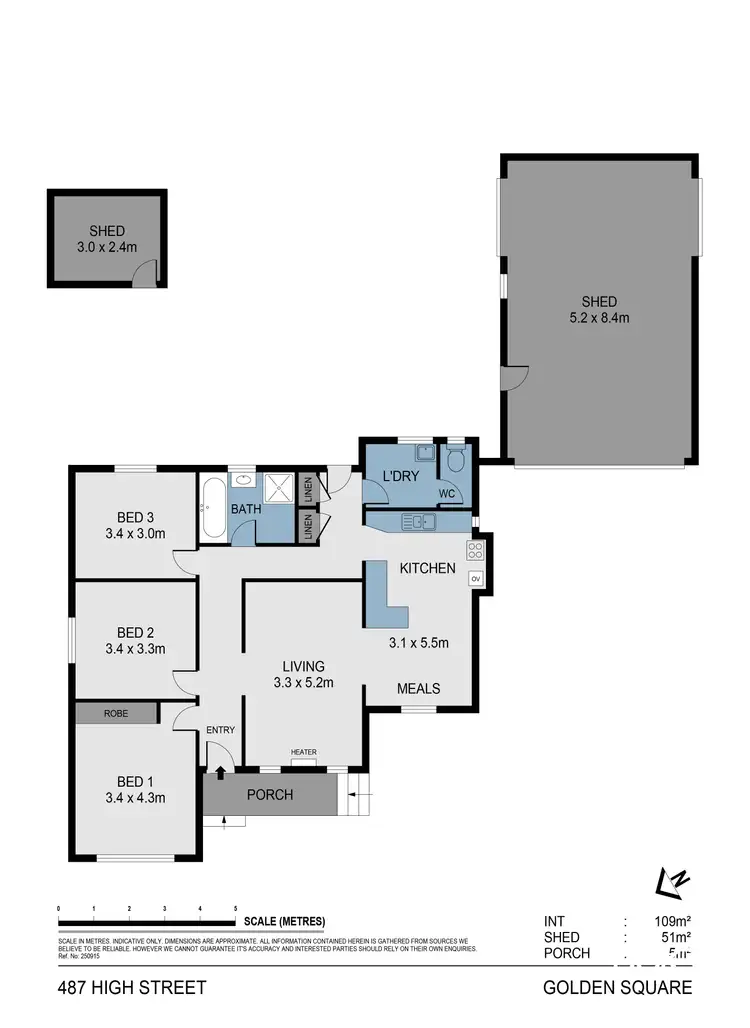 Floorplan of Homely house listing, 487 High Street, Golden Square VIC 3555