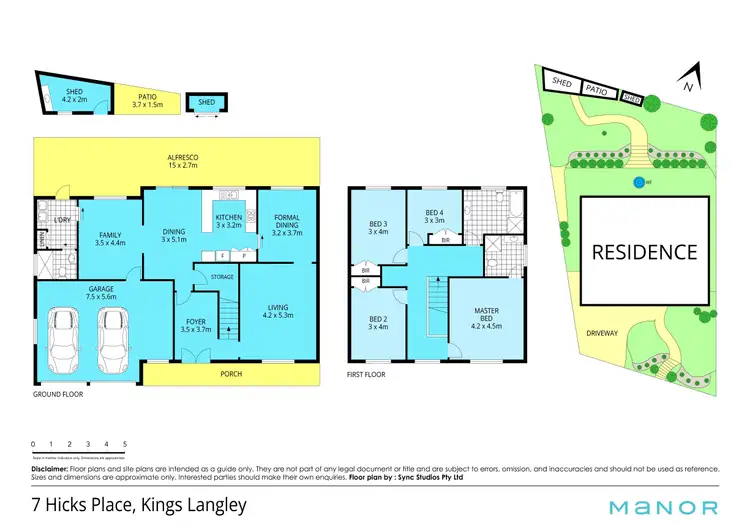 Floorplan of Homely house listing, 7 Hicks Place, Kings Langley NSW 2147