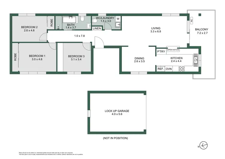 Floorplan of Homely apartment listing, 2/60 Solander Street, Monterey NSW 2217