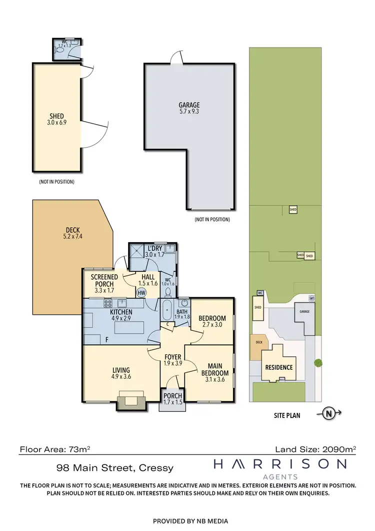 Floorplan of Homely house listing, 98 Main Street, Cressy TAS 7302