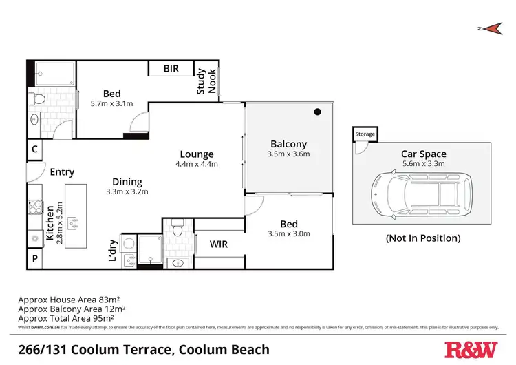 Floorplan of Homely apartment listing, 266/131 Coolum Terrace, Coolum Beach QLD 4573