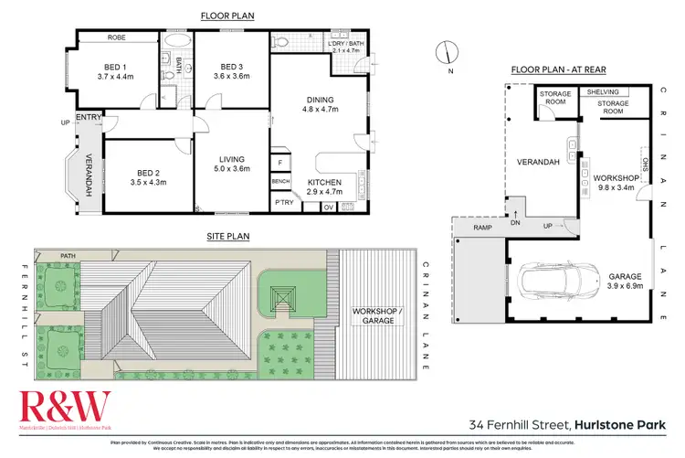 Floorplan of Homely house listing, 34 Fernhill Street, Hurlstone Park NSW 2193