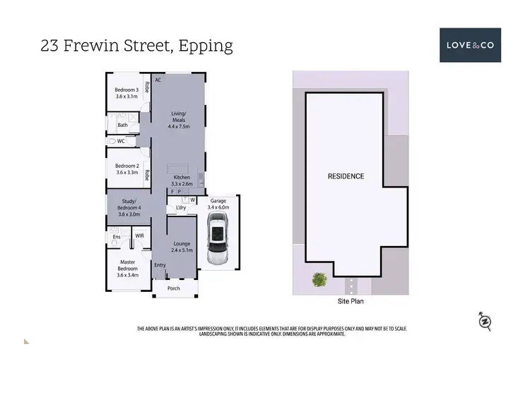 Floorplan of Homely house listing, 23 Frewin Street, Epping VIC 3076