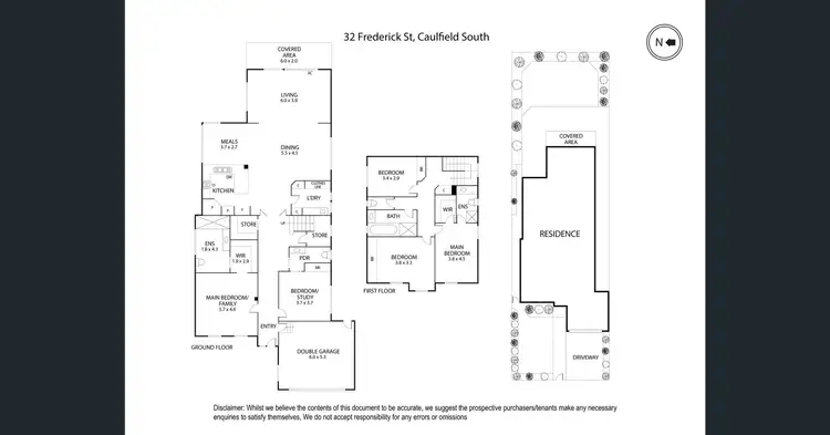 Floorplan of Homely house listing, 32 Frederick Street, Caulfield South VIC 3162