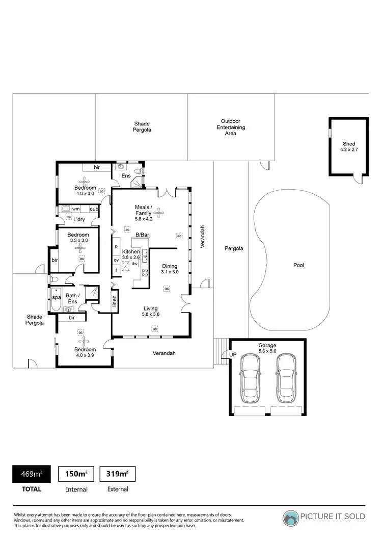 Floorplan of Homely house listing, 18 Hakea Avenue, Athelstone SA 5076