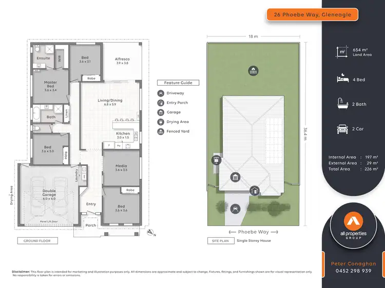 Floorplan of Homely house listing, 26 Phoebe Way, Gleneagle QLD 4285