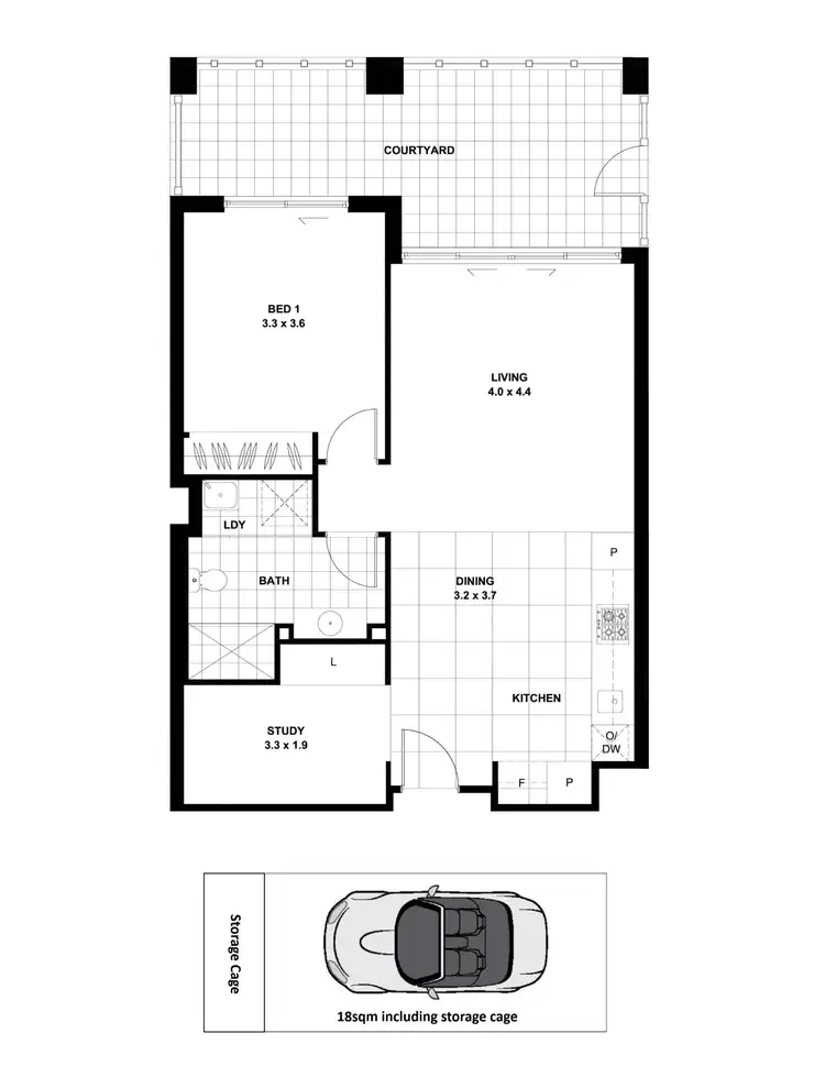 Floorplan of Homely apartment listing, 14/1 Palm Avenue, Breakfast Point NSW 2137