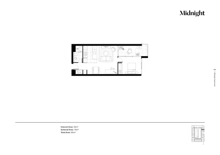 Floorplan of Homely apartment listing, 522/1 Elouera Street, Braddon ACT 2612