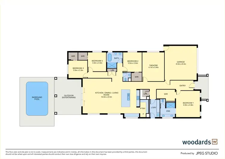 Floorplan of Homely house listing, 1 Parkview Terrace, Riddells Creek VIC 3431
