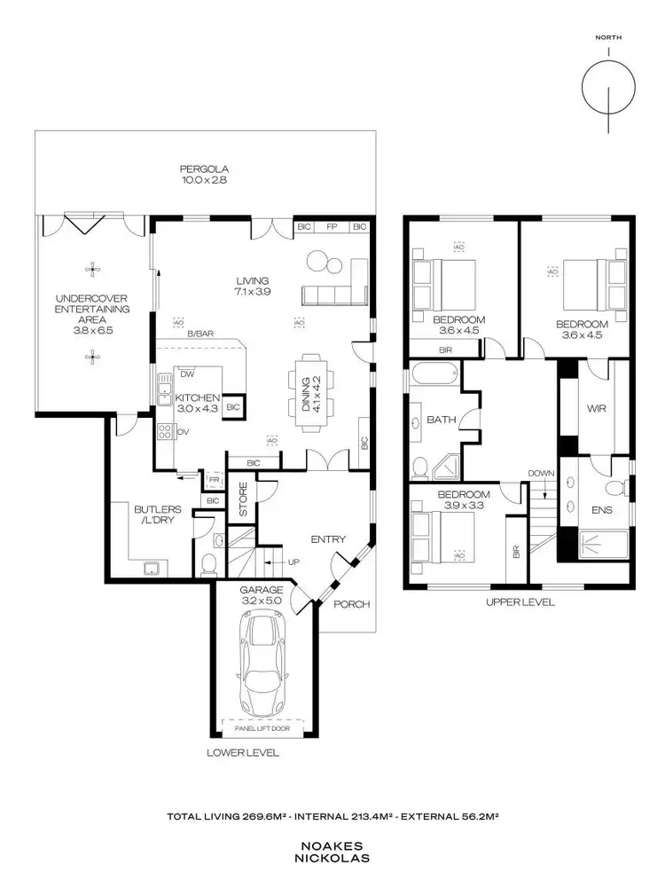 Floorplan of Homely house listing, 1B Derrick Avenue, Glenelg North SA 5045
