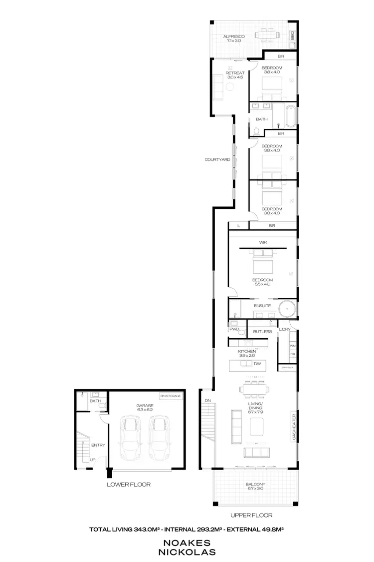 Floorplan of Homely house listing, 13A Esplanade, Christies Beach SA 5165