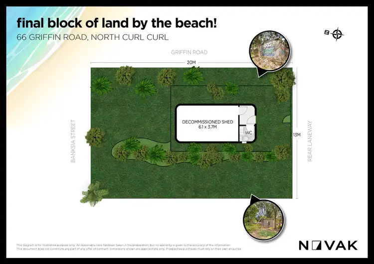 Floorplan of Homely land listing, 66 Griffin Road, North Curl Curl NSW 2099