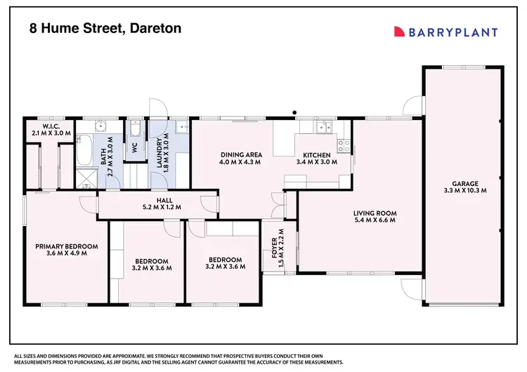 Floorplan of Homely house listing, 8 Hume Street, Dareton NSW 2717