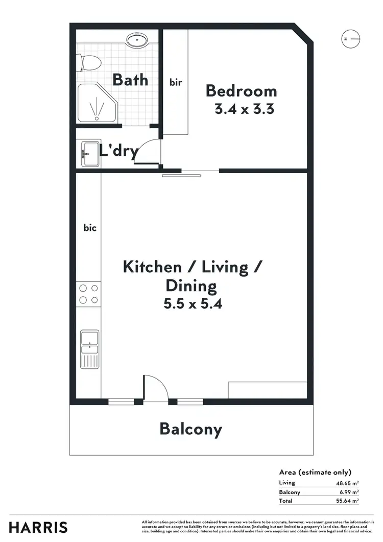Floorplan of Homely apartment listing, 3/11 Charlick Circuit, Adelaide SA 5000