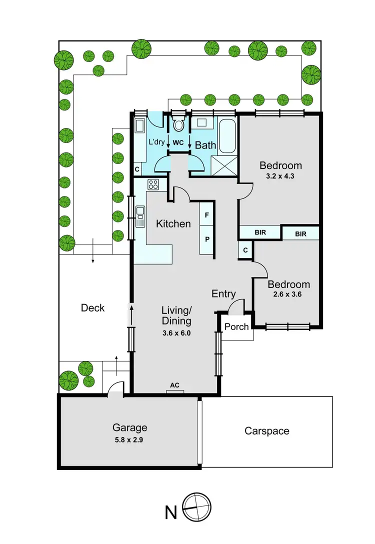 Floorplan of Homely unit listing, 4/17 Barilla Road, Moorabbin VIC 3189
