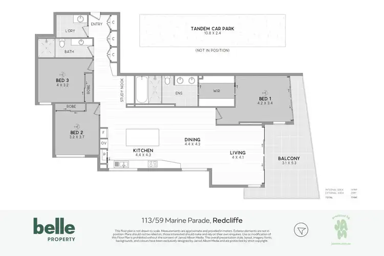 Floorplan of Homely unit listing, 113/59 Marine Parade, Redcliffe QLD 4020