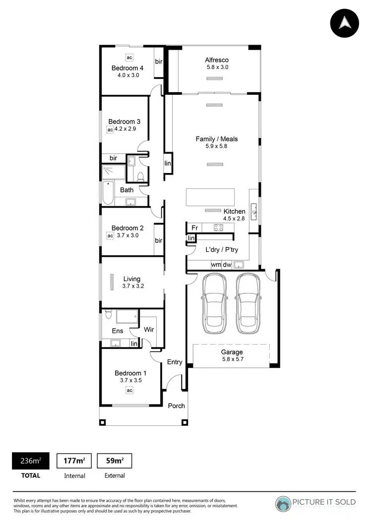 Floorplan of Homely house listing, 24 Arabian Way, Mount Barker SA 5251