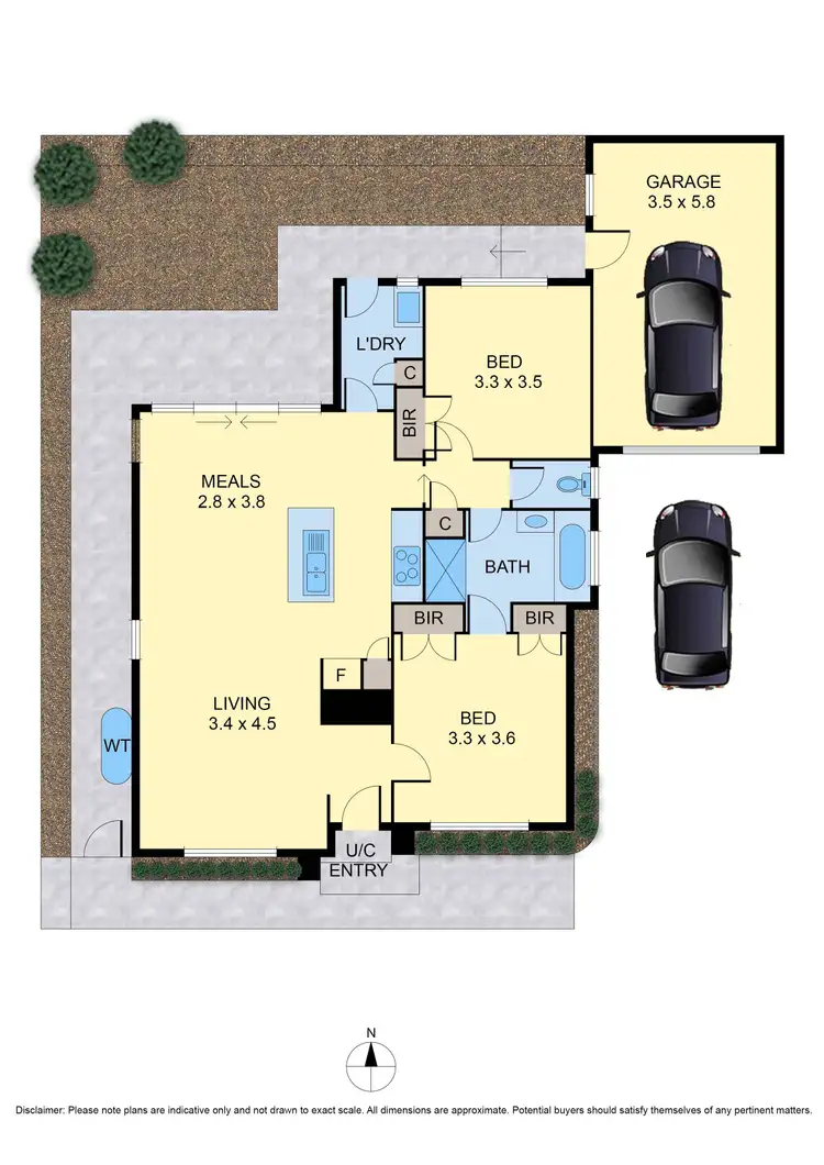 Floorplan of Homely unit listing, 6/16 Young Street, Epping VIC 3076