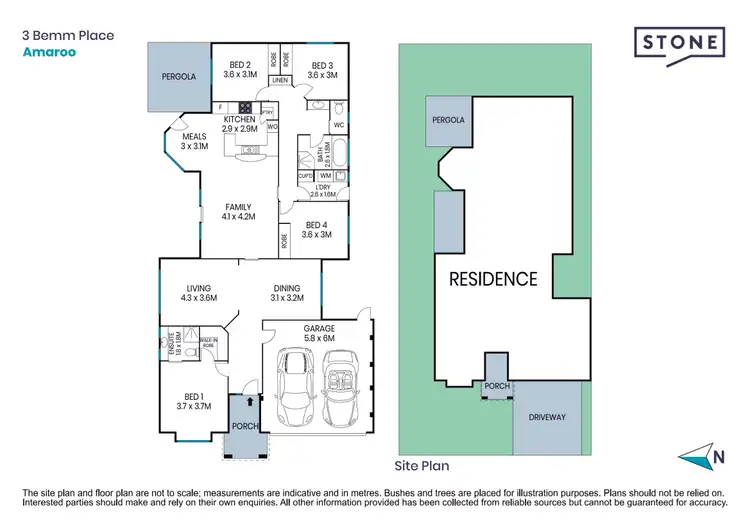 Floorplan of Homely house listing, 3 Bemm Place, Amaroo ACT 2914