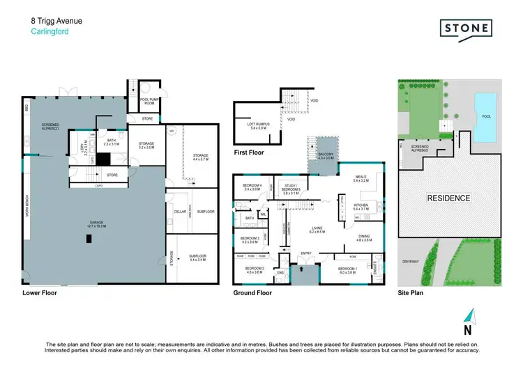 Floorplan of Homely house listing, 8 Trigg Avenue, Carlingford NSW 2118