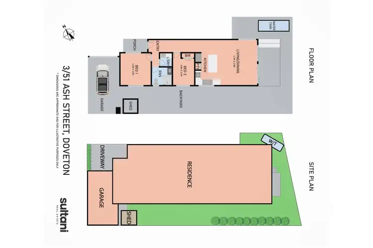 Floorplan of Homely unit listing, 3/51 Ash Street, Doveton VIC 3177