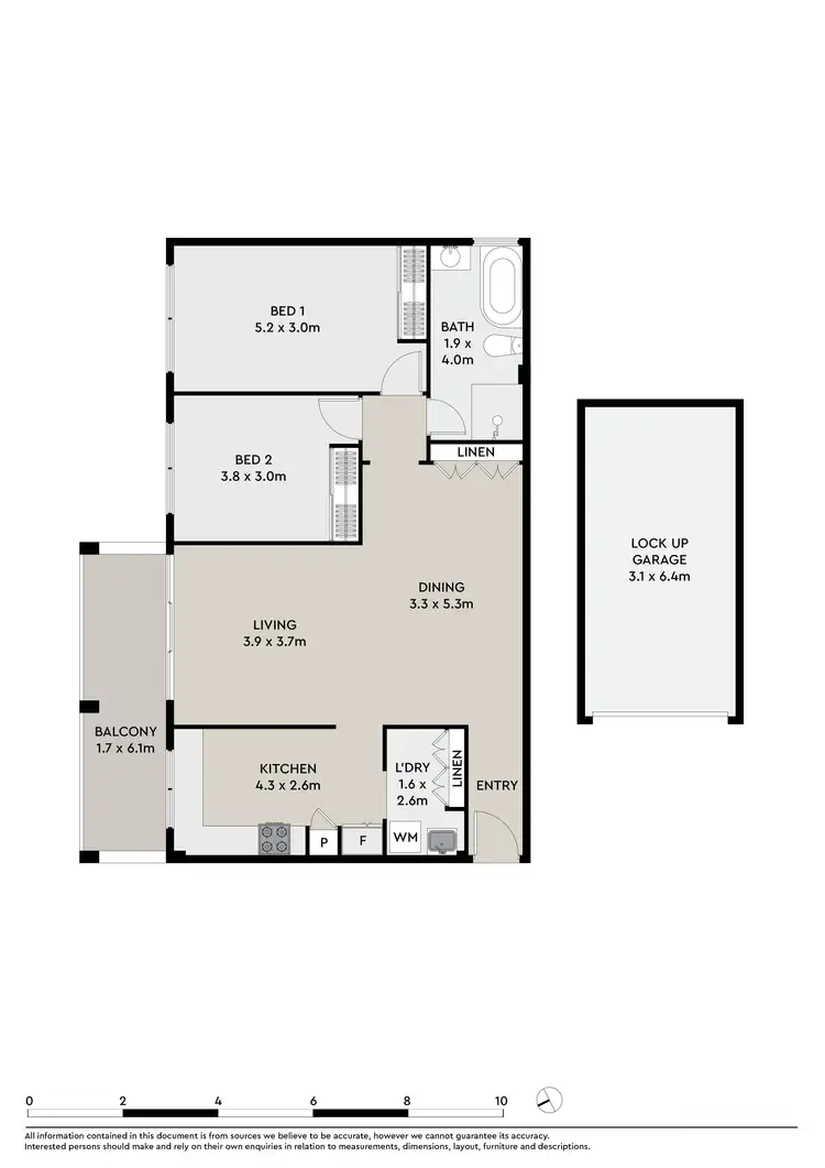 Floorplan of Homely apartment listing, 13/13-19 Preston Avenue, Engadine NSW 2233