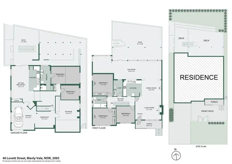 Floorplan of Homely house listing, 40 Lovett Street, Manly Vale NSW 2093