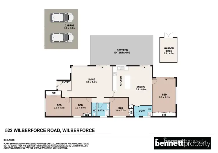 Floorplan of Homely house listing, 522 Wilberforce Road, Wilberforce NSW 2756