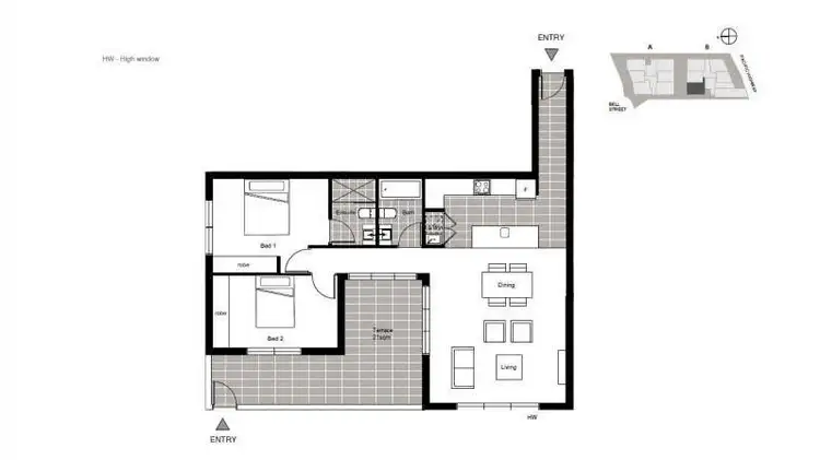Floorplan of Homely unit listing, 33/309-311 Peats Ferry Road, Asquith NSW 2077