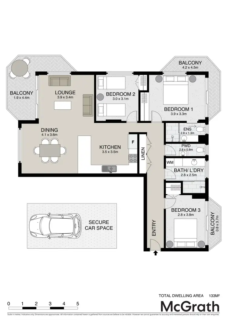 Floorplan of Homely unit listing, 7D/135 Parkyn Parade, Mooloolaba QLD 4557