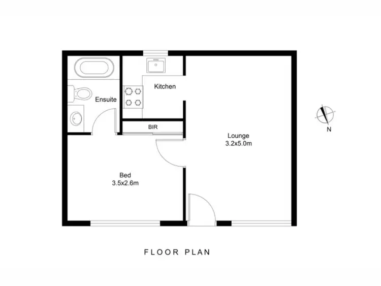 Floorplan of Homely apartment listing, 10/12 Rosedale Avenue, Glen Huntly VIC 3163