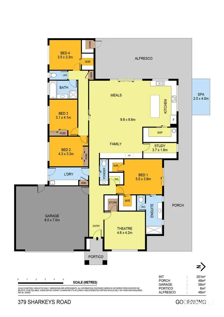 Floorplan of Homely house listing, 379 Sharkeys Road, Goornong VIC 3557