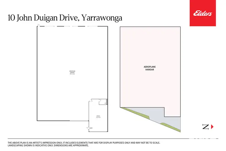 Floorplan of Homely house listing, Hangar 10, John Duigan Drive, Yarrawonga VIC 3730