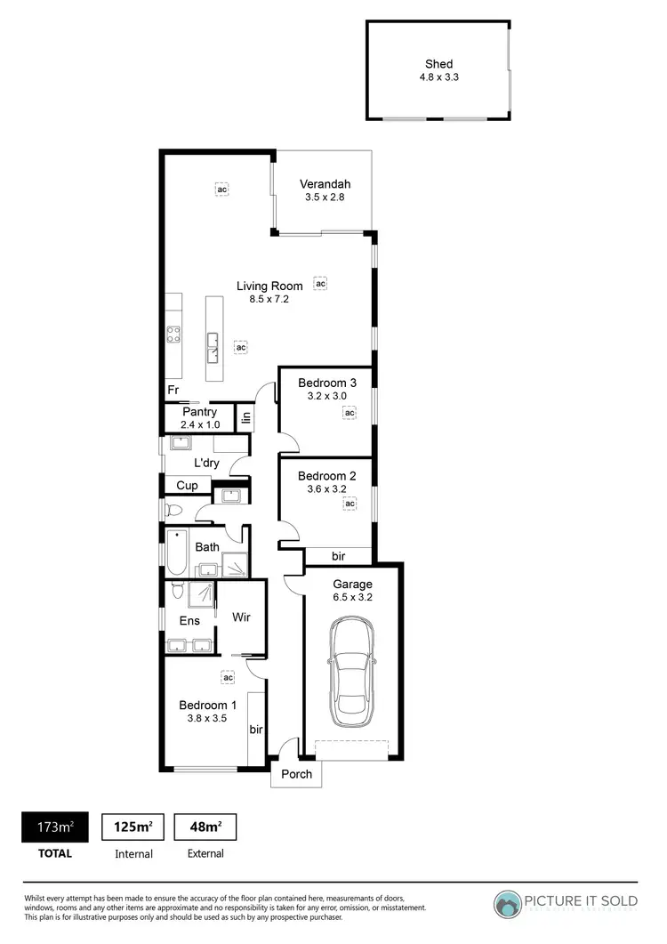 Floorplan of Homely house listing, 5A Blacks Road, Hillcrest SA 5086