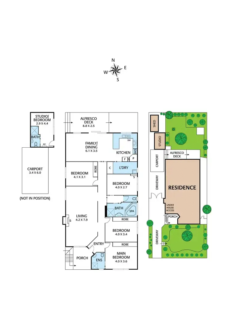 Floorplan of Homely house listing, 11 Leonard Street, Burwood VIC 3125