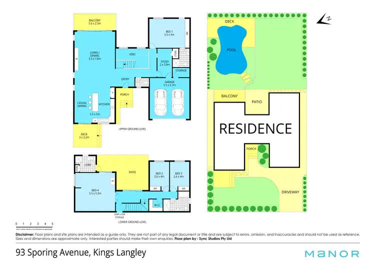 Floorplan of Homely house listing, 93 Sporing Avenue, Kings Langley NSW 2147