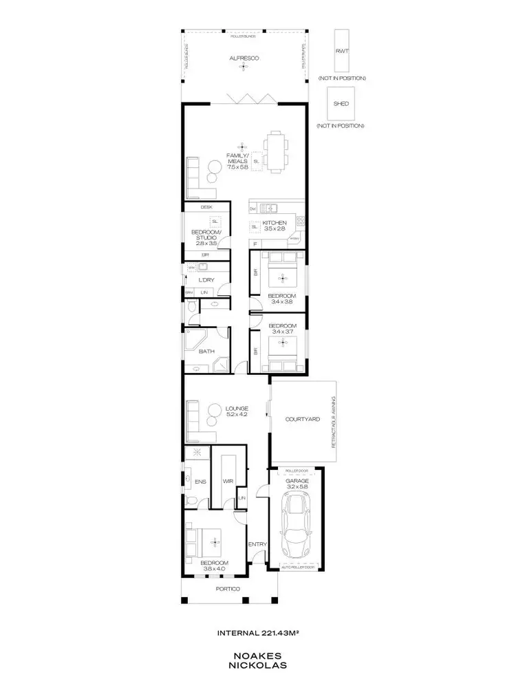 Floorplan of Homely house listing, 11A Wilson Street, Plympton Park SA 5038